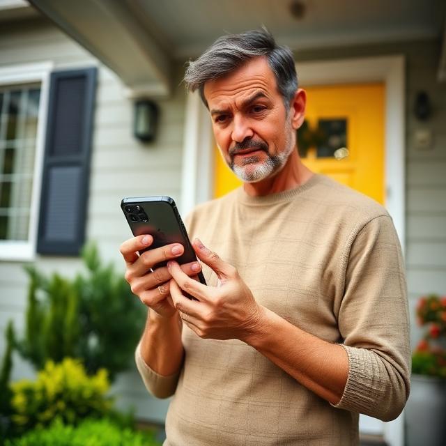 Customer contacting pest control service for fast local help