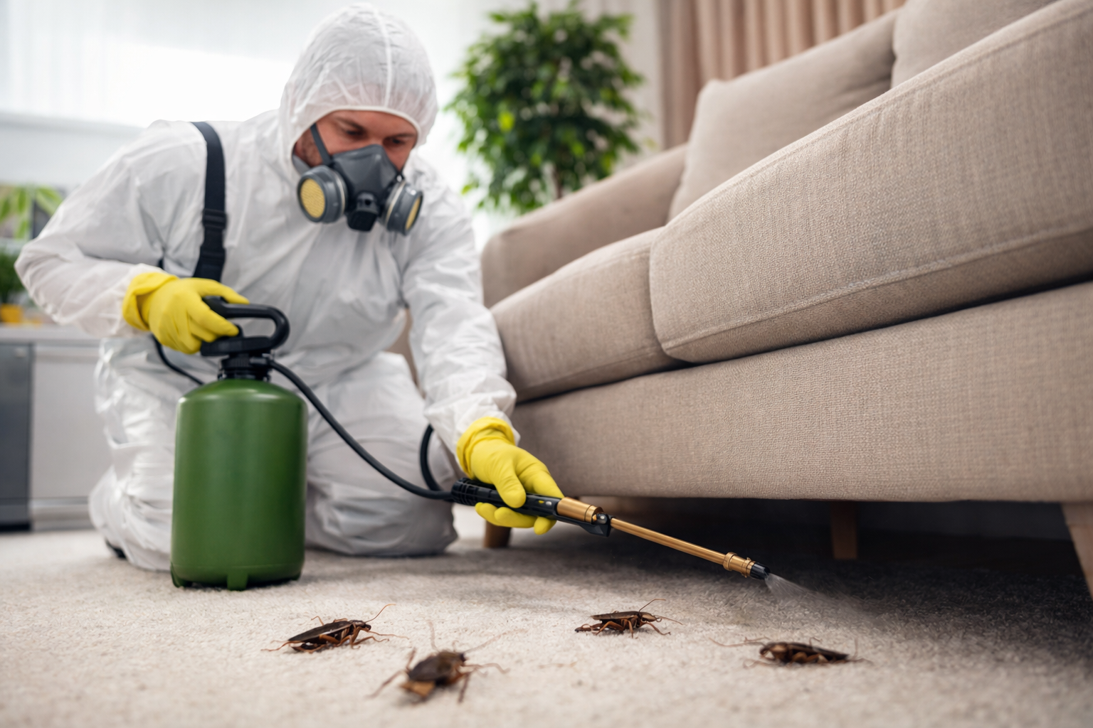 Cockroach control and roach exterminator service
