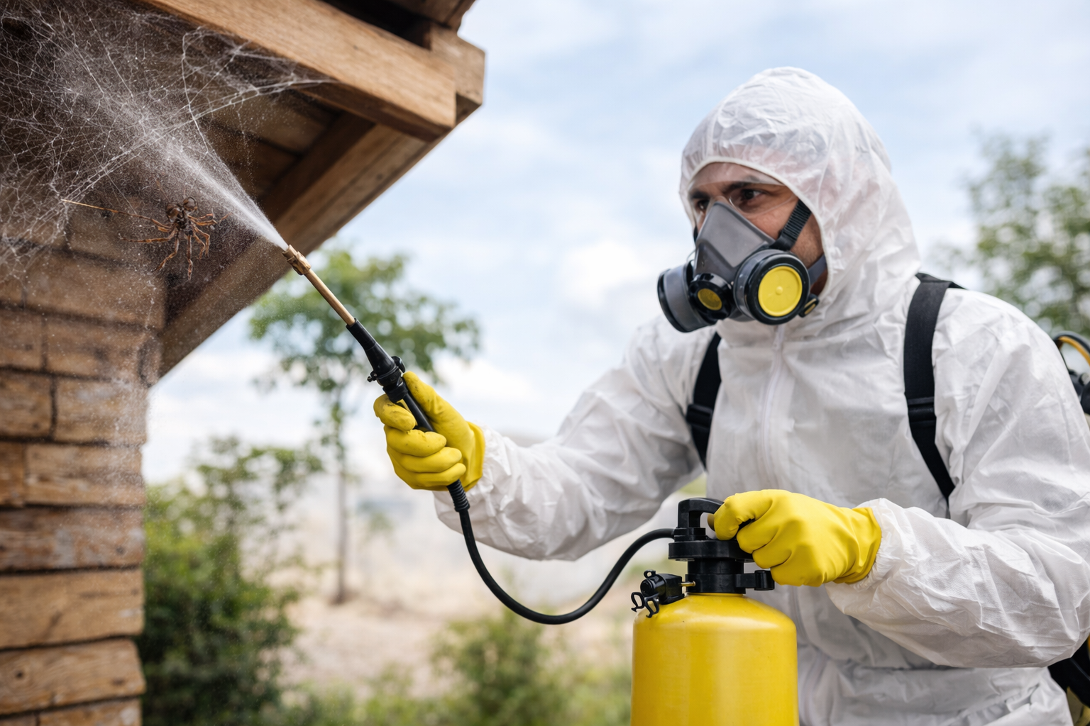 Spider control service for web and spider activity